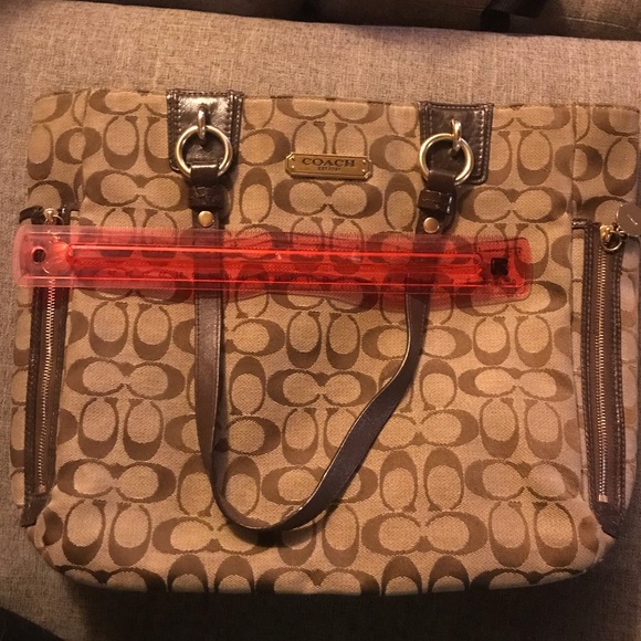 Coach tote bag purse (brown) - Picture 4 of 4